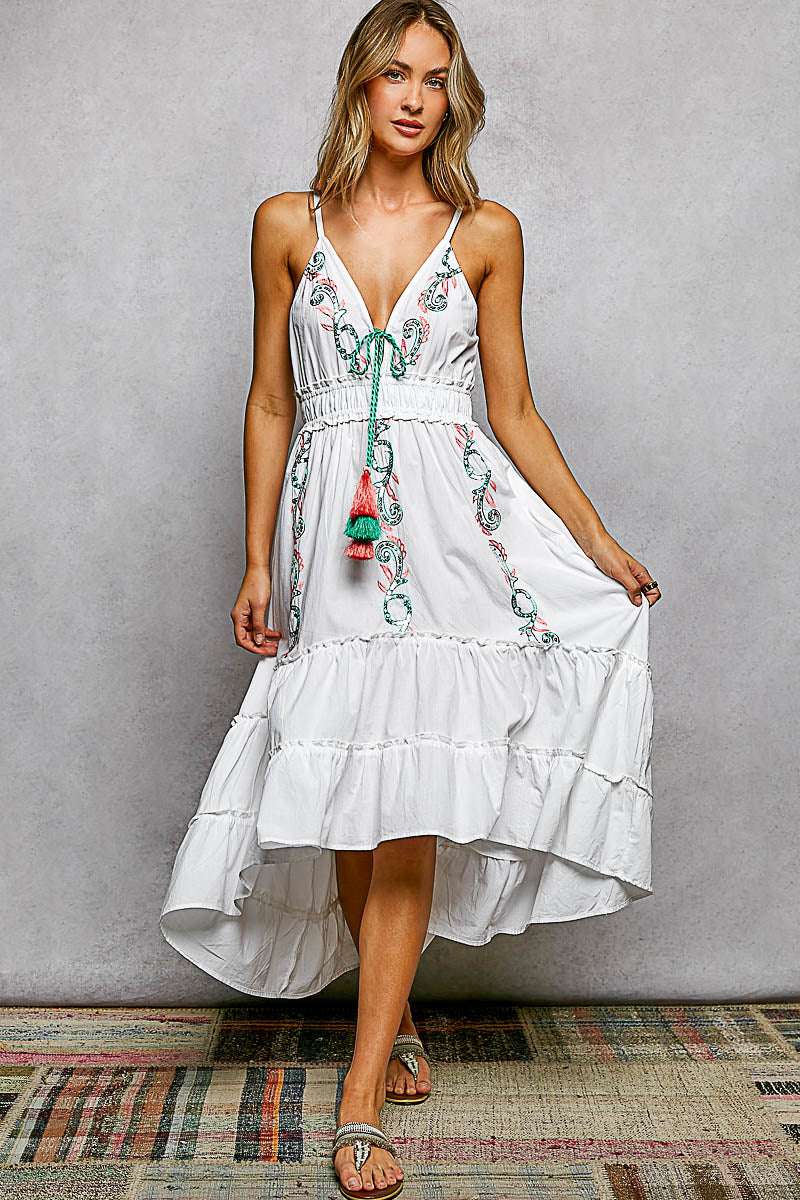 Relaxed Fit Tiered Dress