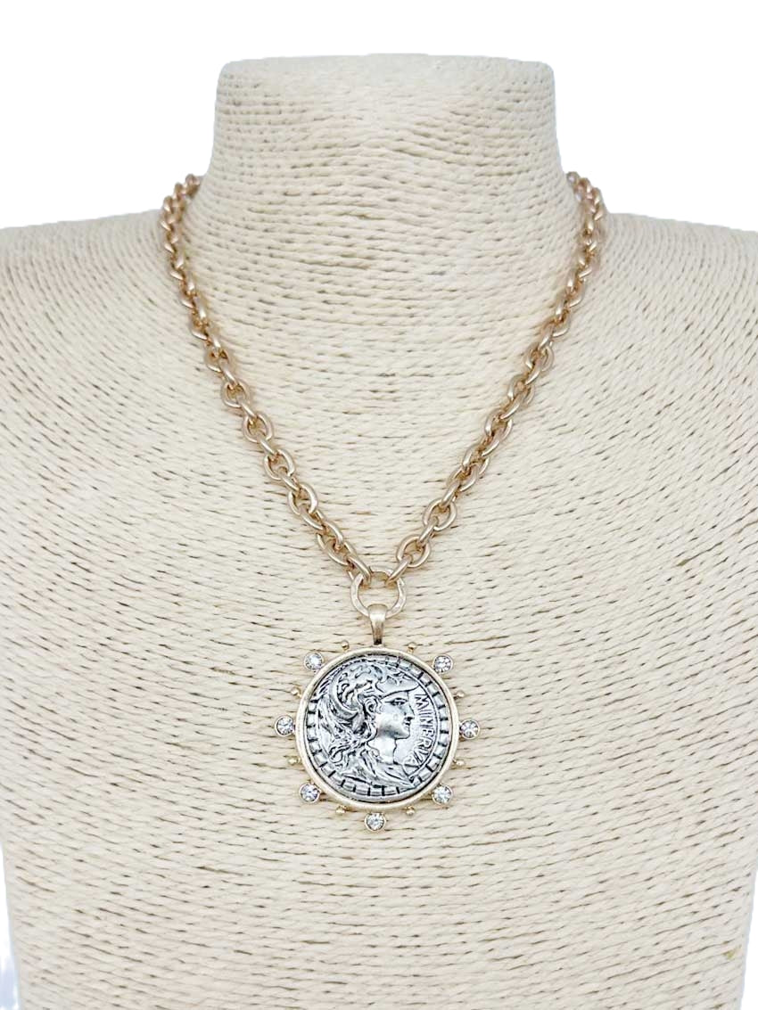 Coin Pendant Necklace