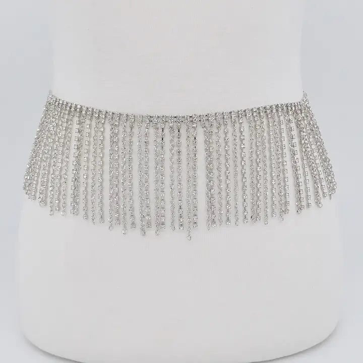 Rhinestone Shimmer Belt