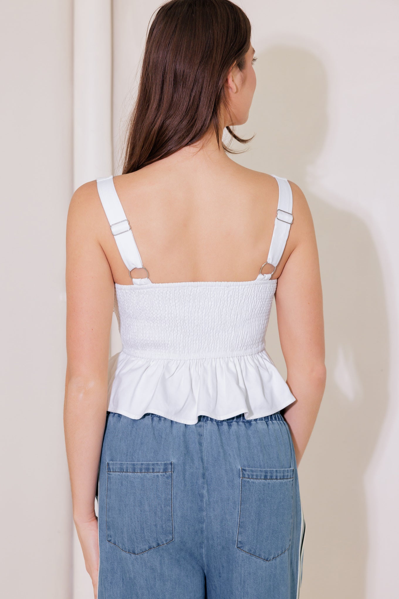 Ruffled Peplum Top