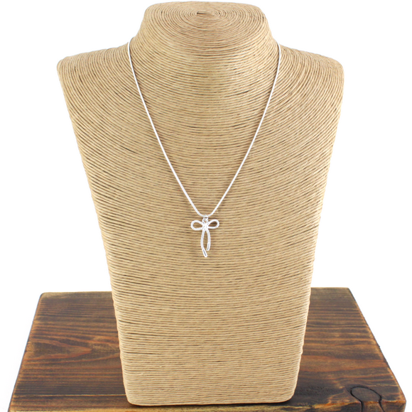 Bow Pendant Necklace