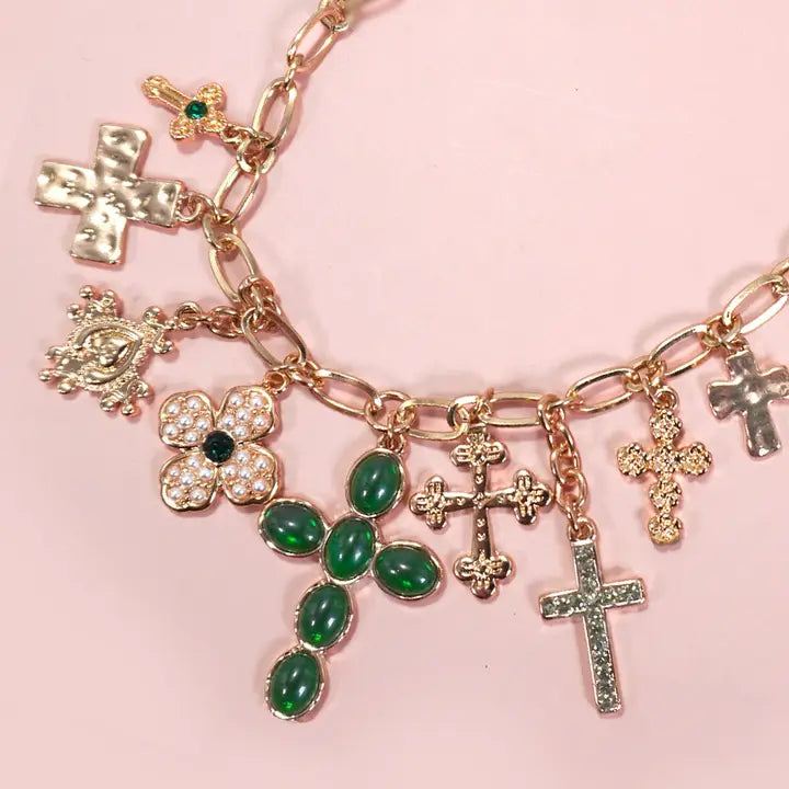 Multi Cross Necklace