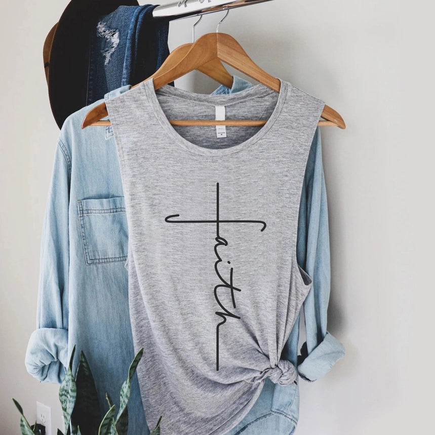 Faith Cross Tank Top