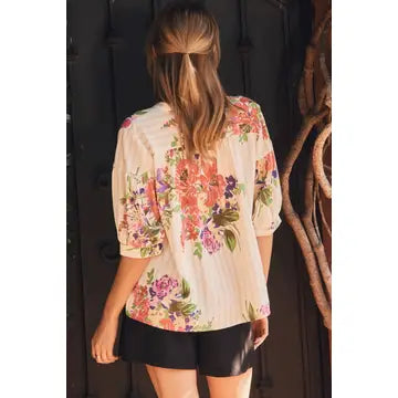Floral Print Blouse
