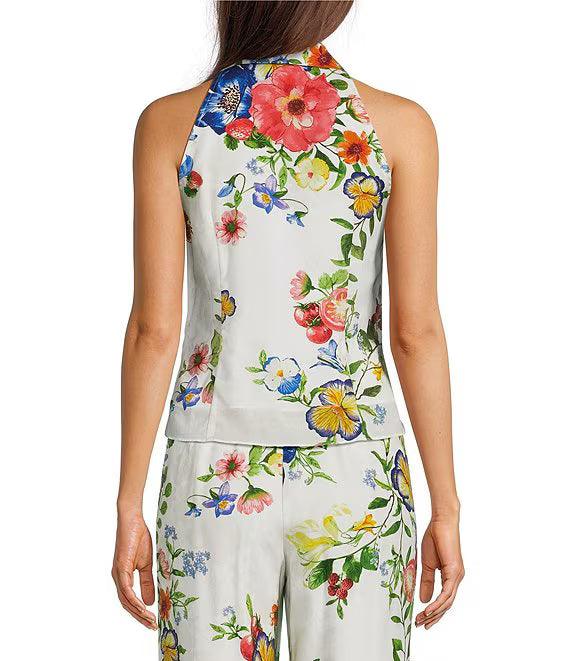 Pomegranate Halter Top
