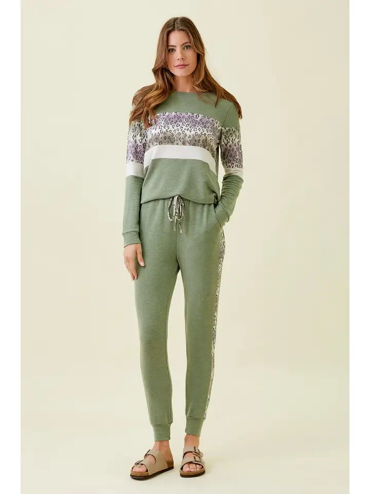 Leo Stripe Jogger