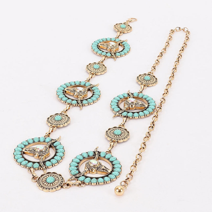 Vintage Turquoise Belt