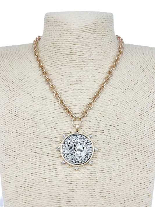 Coin Pendant Necklace