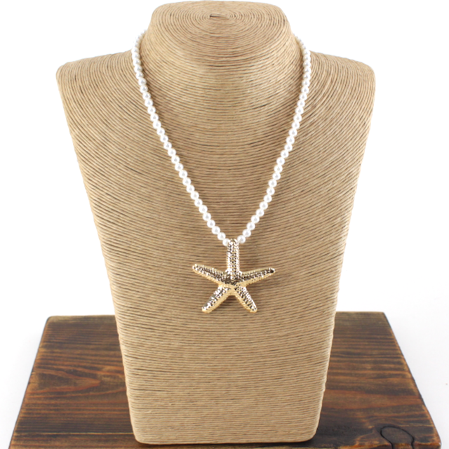 Starfish Beaded Necklace