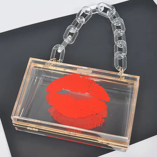 Lip Clear Hard Clutch w Chain