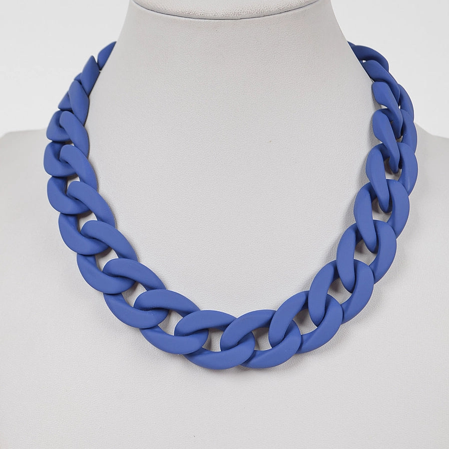 Oversized Color Chain Necklace