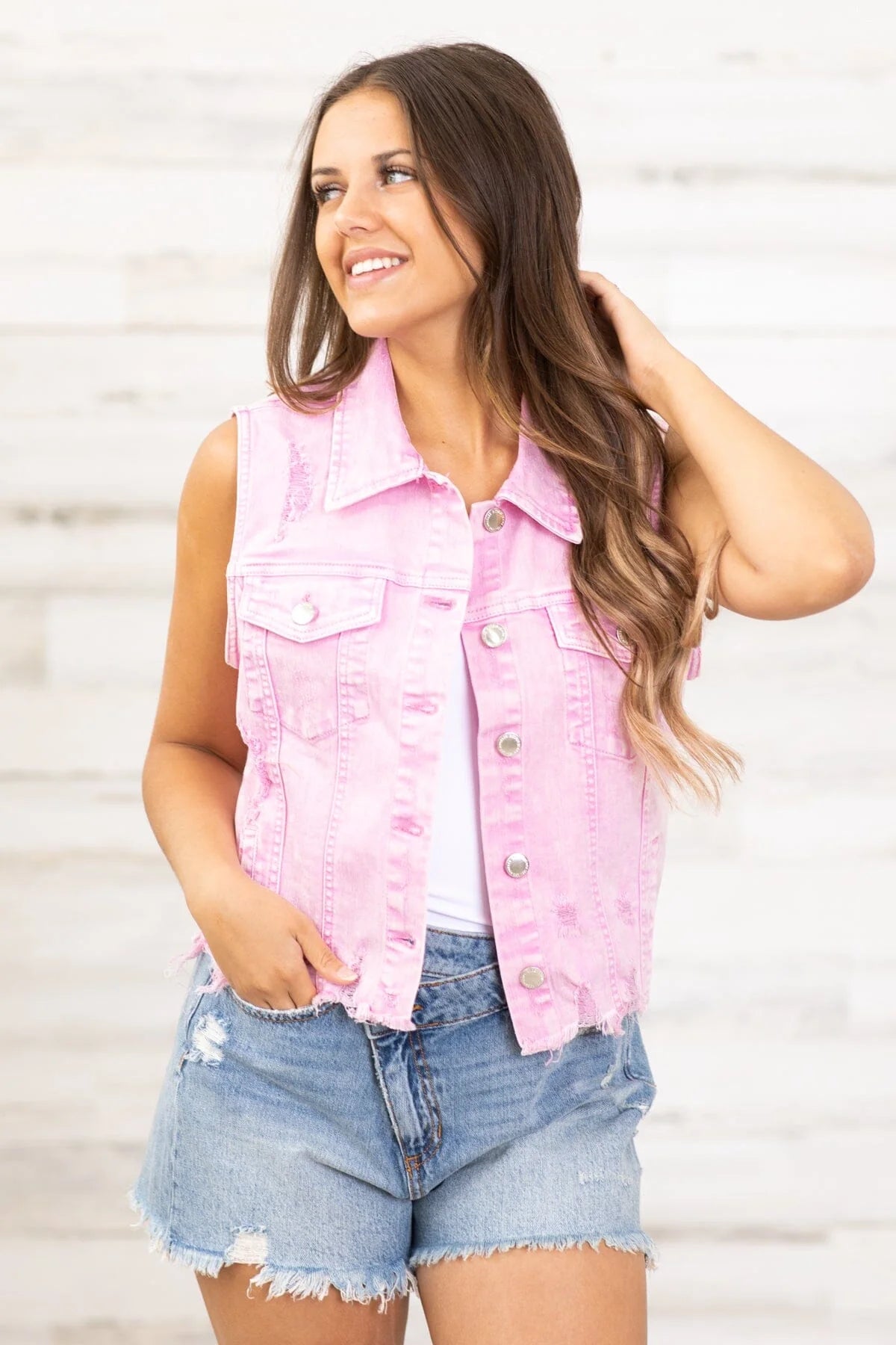 Risen Pink Acid Jacket Vest