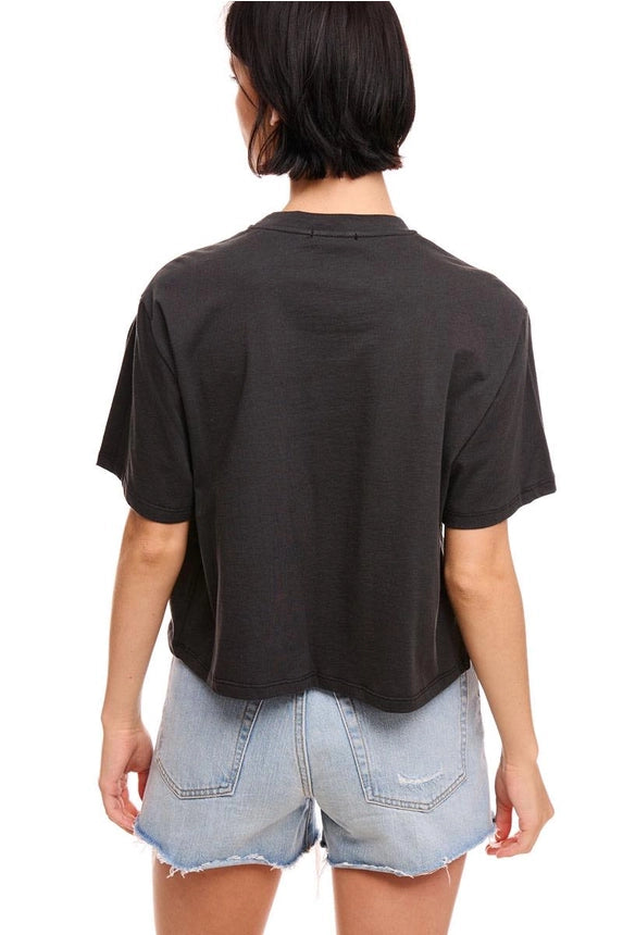 Jesus Saves Faux Crop Tee