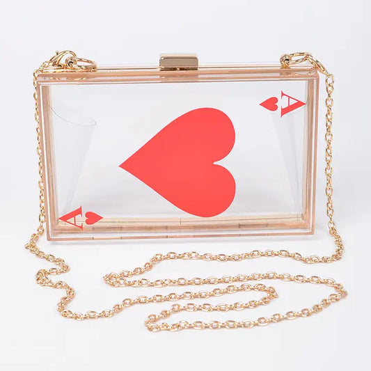 Clear Poker Clutch