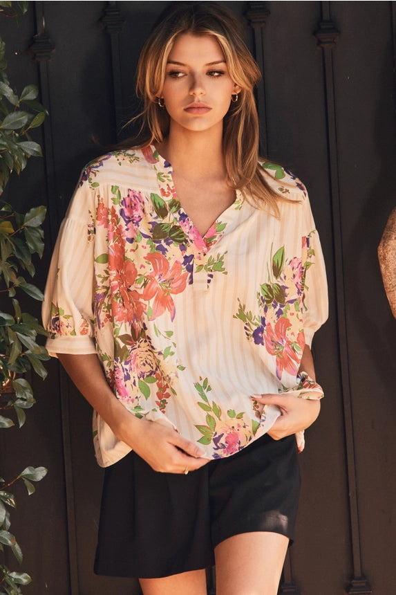 Floral Print Blouse
