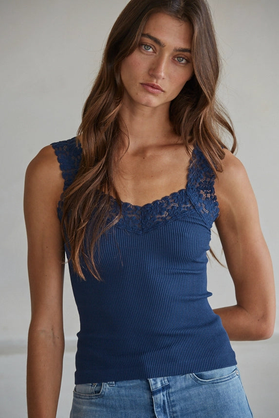 Seamless Ribbed Tank Top