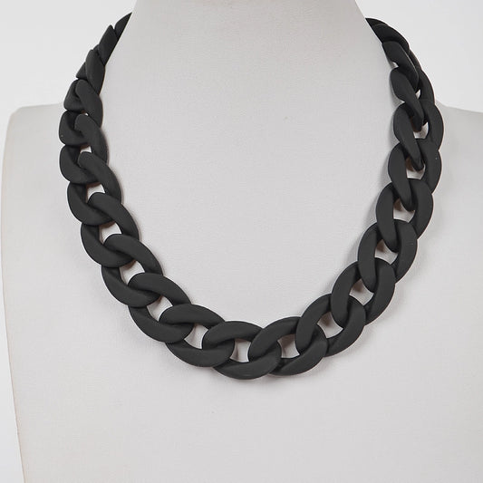 Oversized Color Chain Necklace