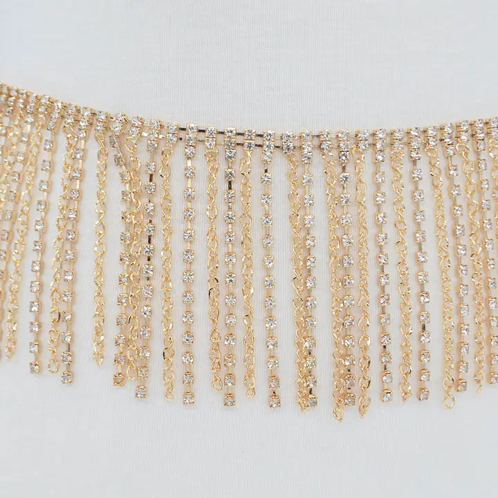 Rhinestone Shimmer Belt