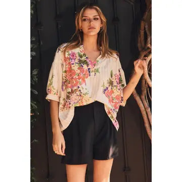 Floral Print Blouse