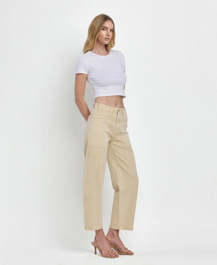 Super High Rise Barrel Jeans