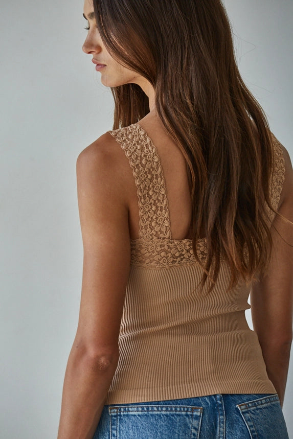 Seamless Ribbed Tank Top