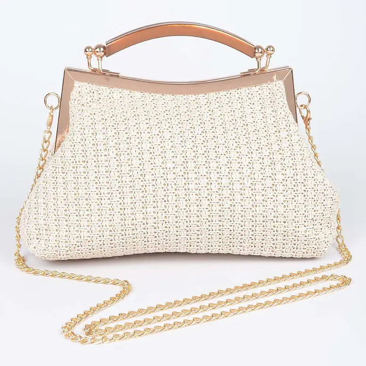 Straw Party Clutch