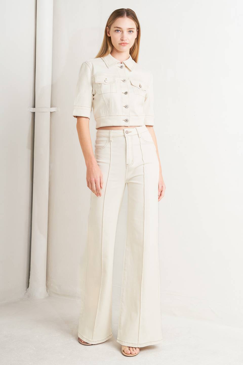Elbow Sleeve Twill Jacket