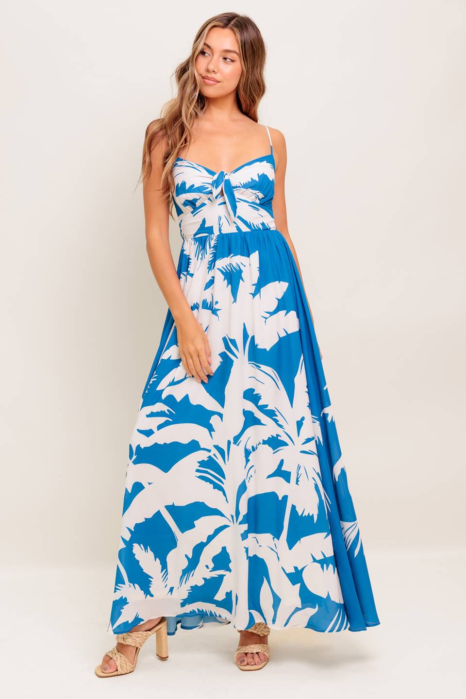 Floral Cami Top Maxi Dress