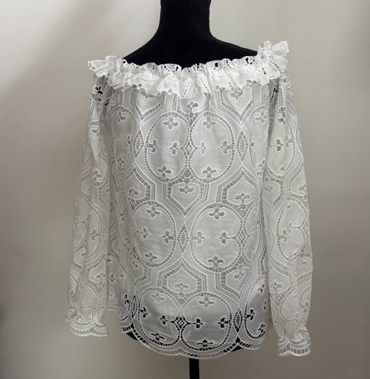 Marcy Off Shoulder Lace Top
