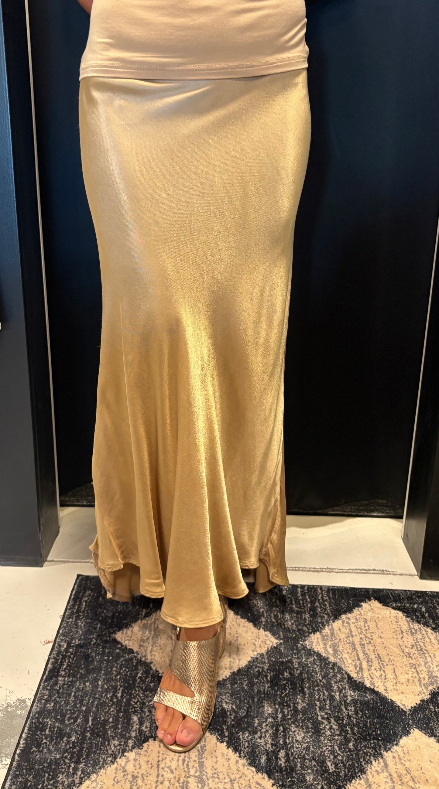 Maxi Skirt - Gold