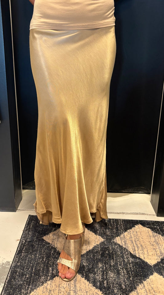 Maxi Skirt - Gold