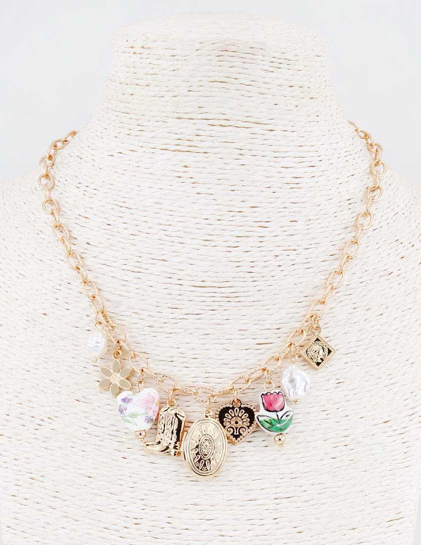 Vintage Locket Pendant Necklace
