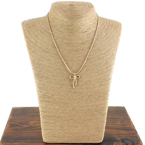 Bow Pendant Necklace