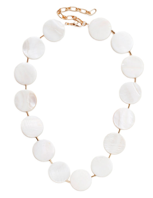 Disc Beaded Necklace