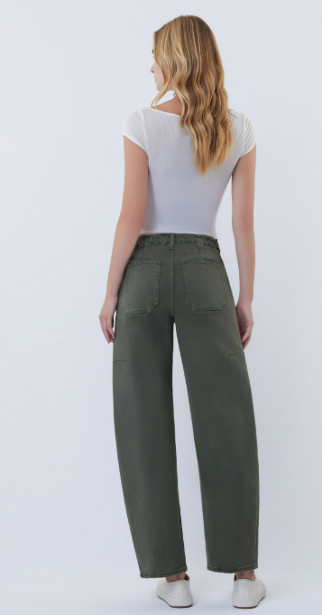 Super High Rise Barrel Jeans