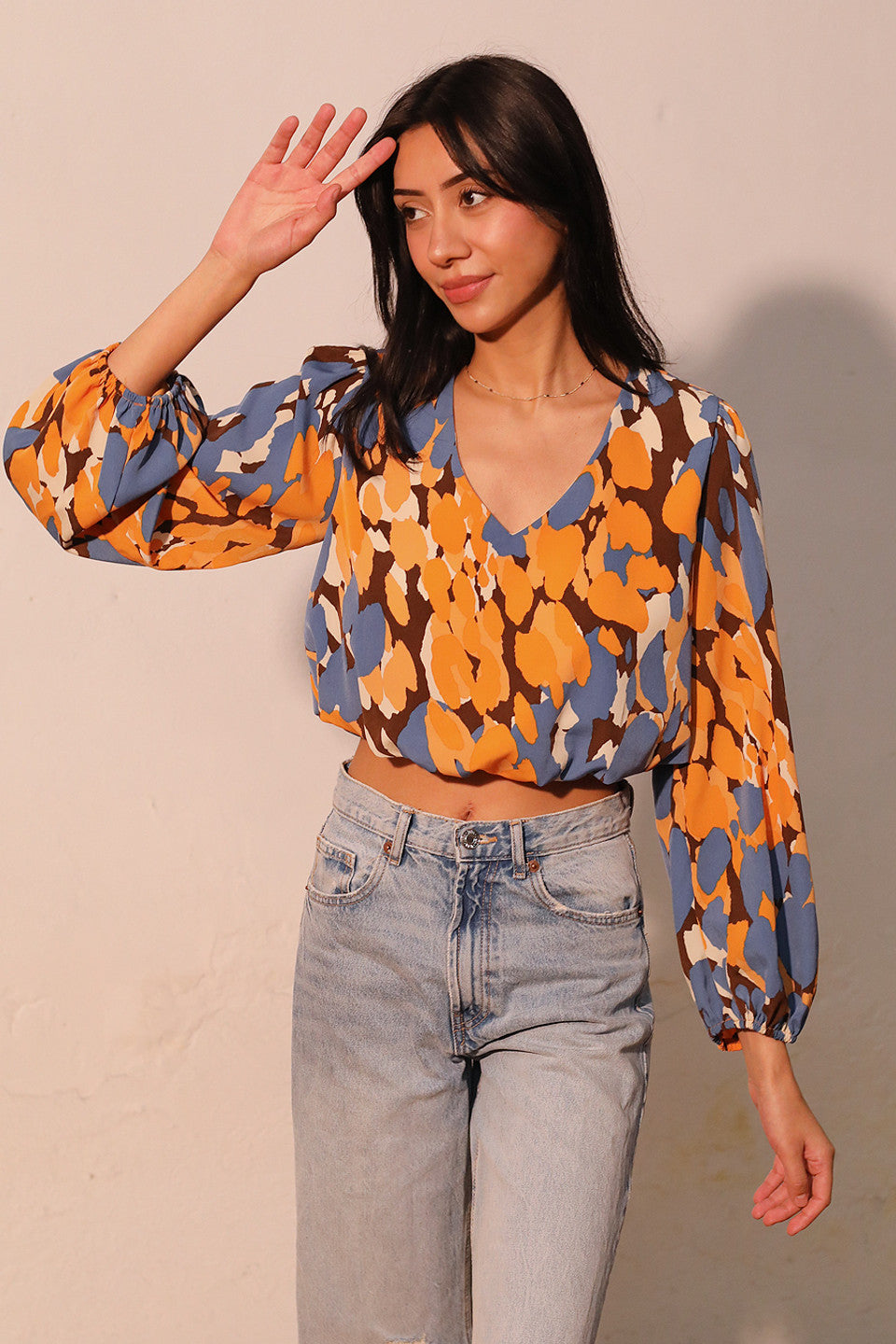 Long Sleeve Crop Top - 4 Designs