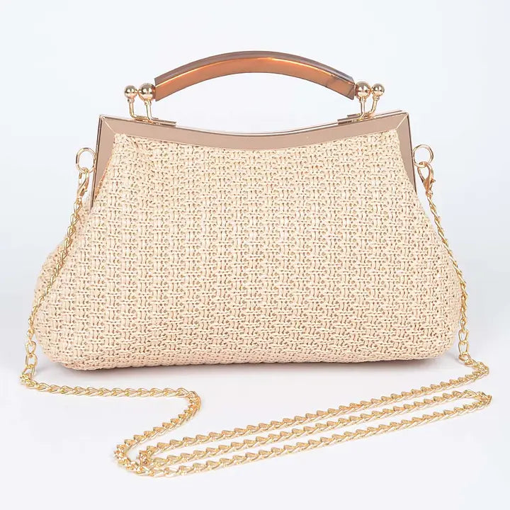 Straw Party Clutch