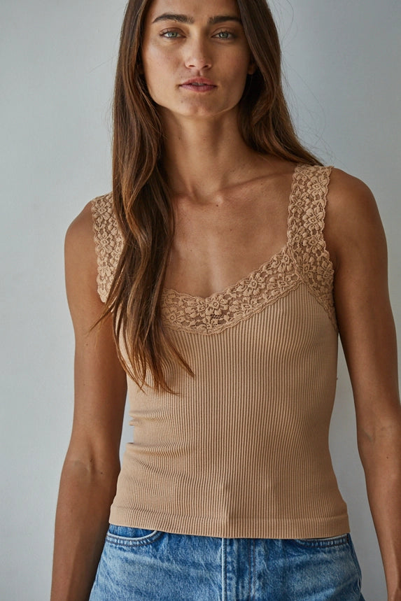 Seamless Ribbed Tank Top