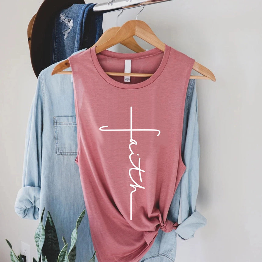 Faith Cross Tank Top