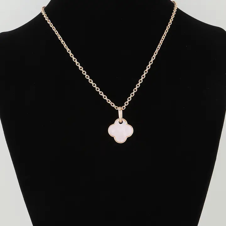 Marble Clover Chain Necklace