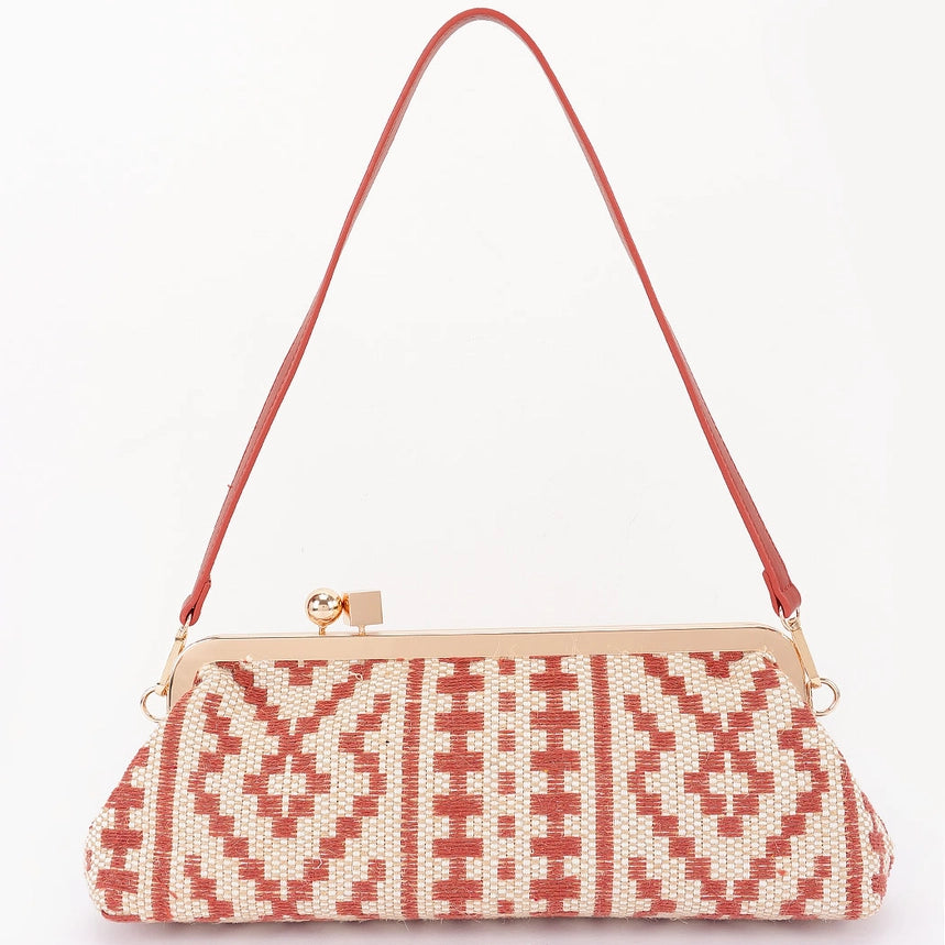 Metal Frame Tote Bag (Long)