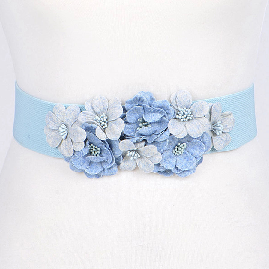 Flowers Elastic Belt
