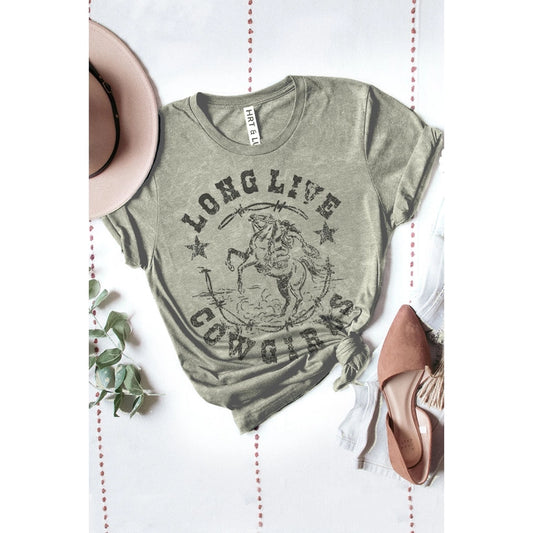 Long Live Cowgirls Tee