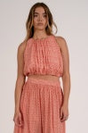 ELAN Zina Halter Top