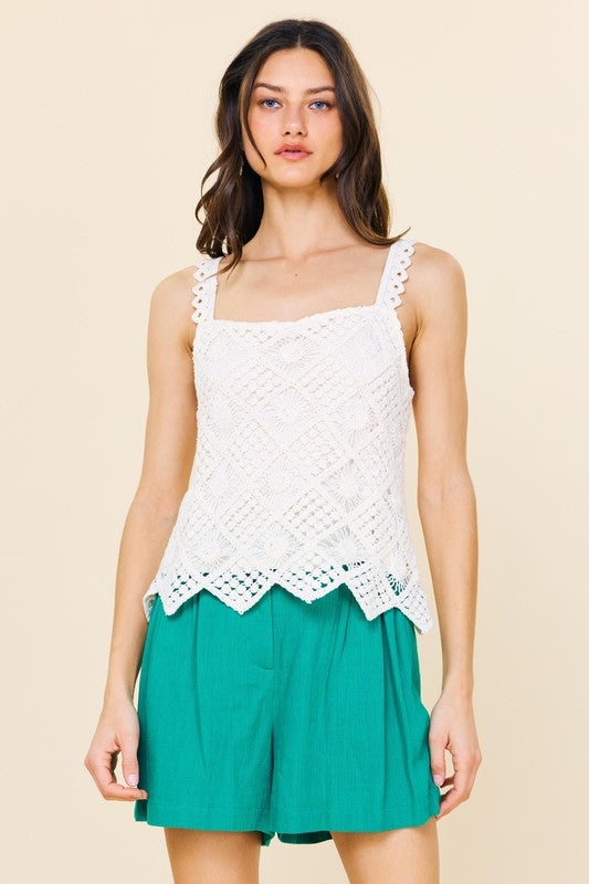 Diamond Crochet Top